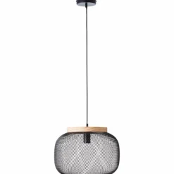 Luminaires Scandinaves-Luminaires Brilliant Giada Suspension Noir, 1 lumière