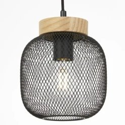 Luminaires Scandinaves-Luminaires Brilliant Giada Suspension Noir, 3 lumières
