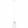 Luminaires Scandinaves-Luminaires Brilliant Giada Suspension Blanc, 1 lumière