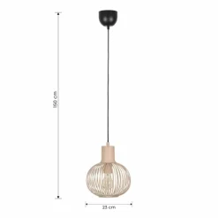 Luminaires Trio GILA Suspension Beige, 1 lumière* Suspensions