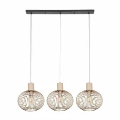 Luminaires Trio GILA Suspension Beige, 3 lumières* Suspensions