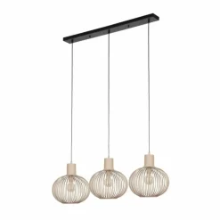 Luminaires Trio GILA Suspension Beige, 3 lumières* Suspensions