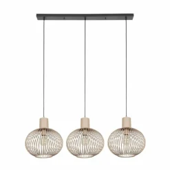 Luminaires Trio GILA Suspension Beige, 3 lumières* Suspensions