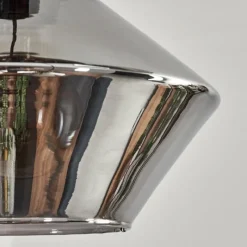 hofstein Gillbergatorp Suspension, Boule lumineuse, Suspension Chrome, Fumé, 5 lumières