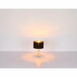 Luminaires Globo Lighting Ginko Lampe à poser Laiton, Transparent, 1 lumière