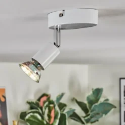 hofstein Gjedso Plafonnier, Spot de plafond LED Blanc, 1 lumière