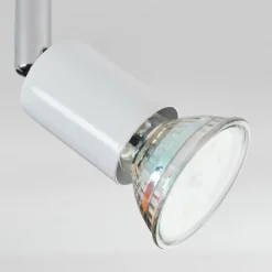 hofstein Gjedso Plafonnier, Spot de plafond LED Chrome, Blanc, 2 lumières* Spots Et Projecteurs