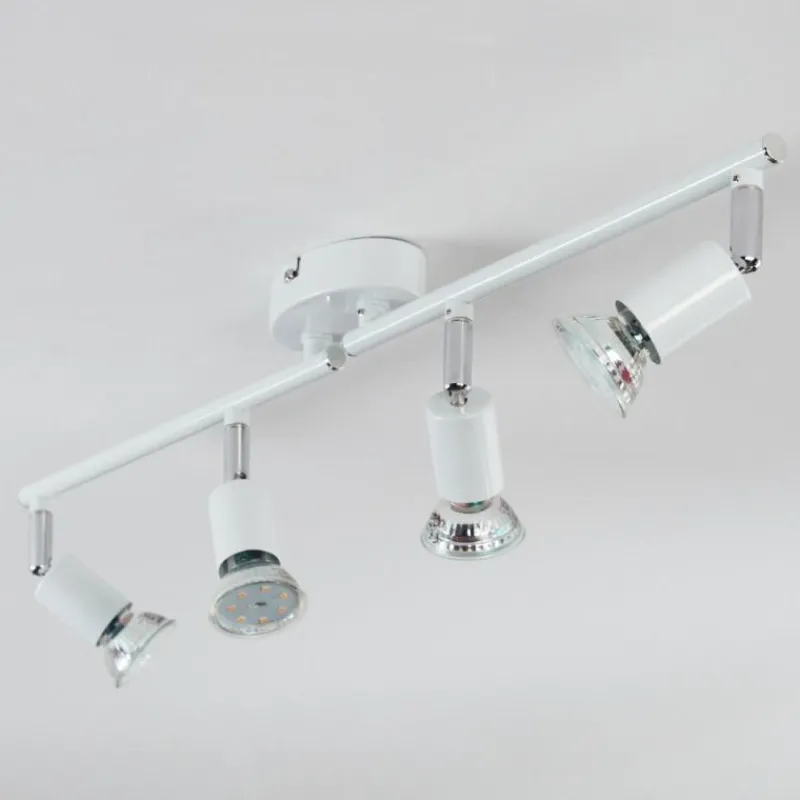 hofstein Gjedso Plafonnier, Spot de plafond LED Chrome, Blanc, 4 lumières* Spots Et Projecteurs