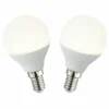 Luminaires Globo Lighting Globo Lot de 2 LED E14 4,9 watt 470 lumen 4000 kelvin