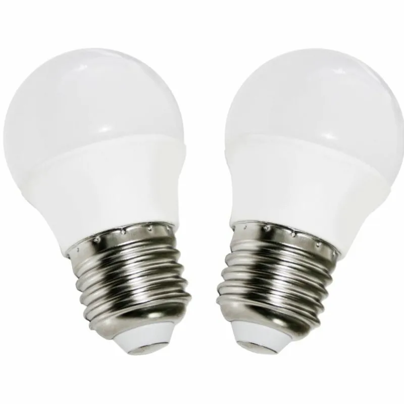 Luminaires Globo Lighting Globo Lot de 2 LED E27 6 watt 550 lumen 4000 kelvin