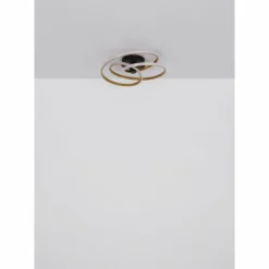 Lampes Dorées-Luminaires Globo Lighting Glyxar Plafonnier LED Noir, 1 lumière