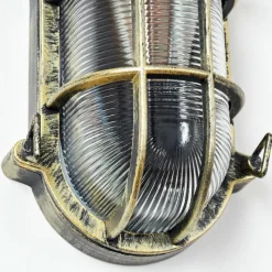 Lampes Dorées-hofstein Godel Lampe murale d´extérieur Or, Noir, 1 lumière