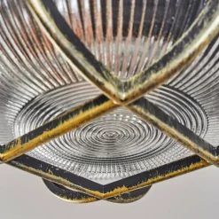 Lampes Dorées-hofstein Godel Plafonnier extérieur, Plafonnier Or, Noir, 1 lumière