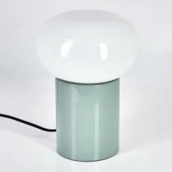 hofstein Godrie Lampe à poser Turquoise, 1 lumière