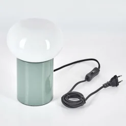 hofstein Godrie Lampe à poser Turquoise, 1 lumière