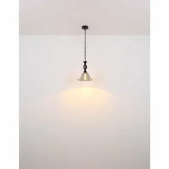 Suspension Verre Fumé-Luminaires Globo Lighting GONNY Applique murale Noir, 1 lumière