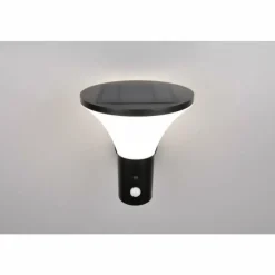 Luminaires Reality Gorda Applique murale LED Noir, 1 lumière, Détecteur de mouvement