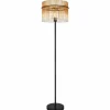 Luminaires Globo Lighting Gorley Lampadaire Noir, 1 lumière
