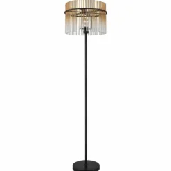 Luminaires Globo Lighting Gorley Lampadaire Noir, 1 lumière