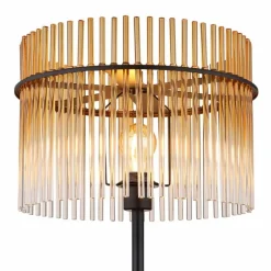 Luminaires Globo Lighting Gorley Lampadaire Noir, 1 lumière