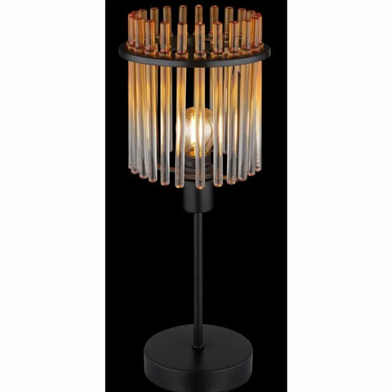 Luminaires Globo Lighting Gorley Lampe à poser Noir, 1 lumière