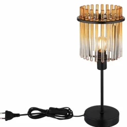 Luminaires Globo Lighting Gorley Lampe à poser Noir, 1 lumière