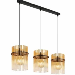 Luminaires Globo Lighting Gorley Suspension Noir, 3 lumières