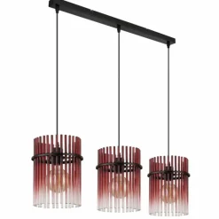 Luminaires Globo Lighting Gorley Suspension Noir, 3 lumières