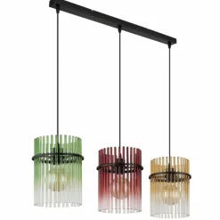 Luminaires Globo Lighting Gorley Suspension Noir, 3 lumières