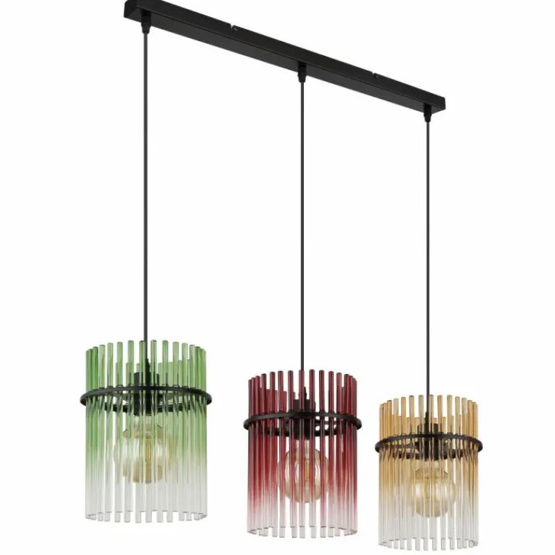 Luminaires Globo Lighting Gorley Suspension Noir, 3 lumières
