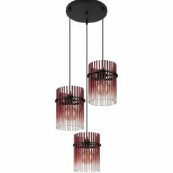 Luminaires Globo Lighting Gorley Suspension Noir, 3 lumières
