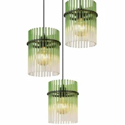 Luminaires Globo Lighting Gorley Suspension Noir, 3 lumières