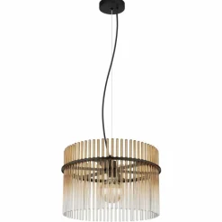 Luminaires Globo Lighting Gorley Suspension Noir, 1 lumière