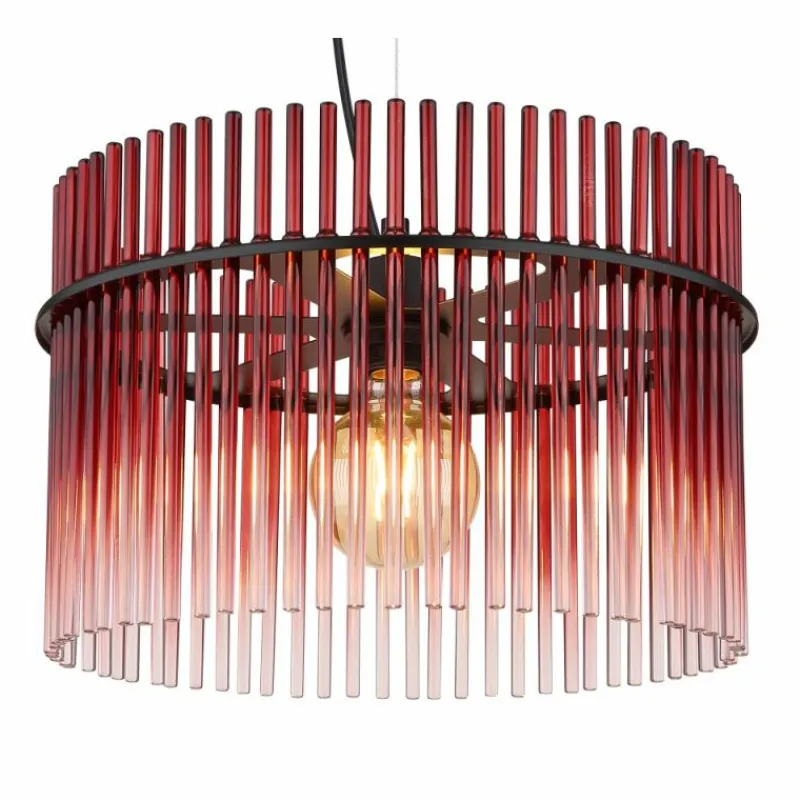 Luminaires Globo Lighting Gorley Suspension Noir, 1 lumière