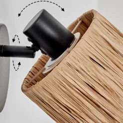 hofstein Granja Applique murale, Spot mural Noir, 1 lumière