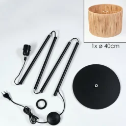 hofstein Granja Lampadaire Écru, 1 lumière