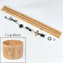 Luminaires Scandinaves-hofstein Granja Lampadaire Écru, 1 lumière