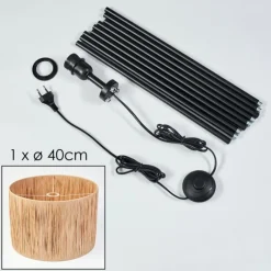 Luminaires Scandinaves-hofstein Granja Lampadaire Écru, 1 lumière