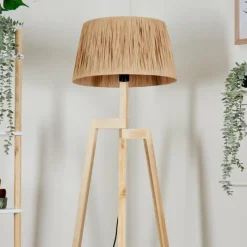 Luminaires Scandinaves-hofstein Granja Lampadaire Écru, 1 lumière