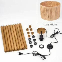 hofstein Granja Lampadaire Écru, 1 lumière