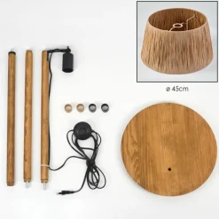 Luminaires Scandinaves-hofstein Granja Lampadaire Écru, 1 lumière