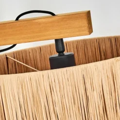 Luminaires Scandinaves-hofstein Granja Lampadaire Écru, Noir, 1 lumière