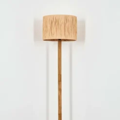 Luminaires Scandinaves-hofstein Granja Lampadaire Écru, Noir, 1 lumière