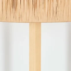 Luminaires Scandinaves-hofstein Granja Lampadaire Écru, Noir, 1 lumière