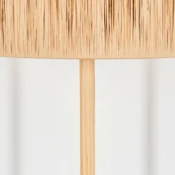 Luminaires Scandinaves-hofstein Granja Lampadaire Écru, Noir, 1 lumière