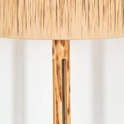 Luminaires Scandinaves-hofstein Granja Lampadaire Écru, Noir, 1 lumière
