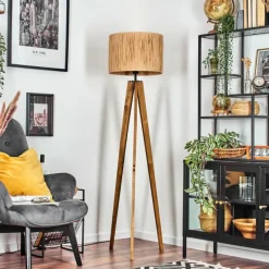 hofstein Granja Lampadaire, Liseuse Écru, Noir, 1 lumière