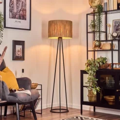 hofstein Granja Lampadaire Noir, 1 lumière