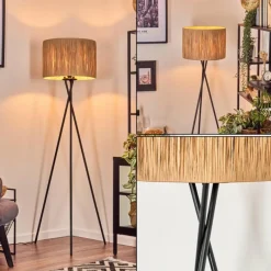 hofstein Granja Lampadaire Noir, 1 lumière