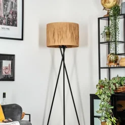 hofstein Granja Lampadaire Noir, 1 lumière